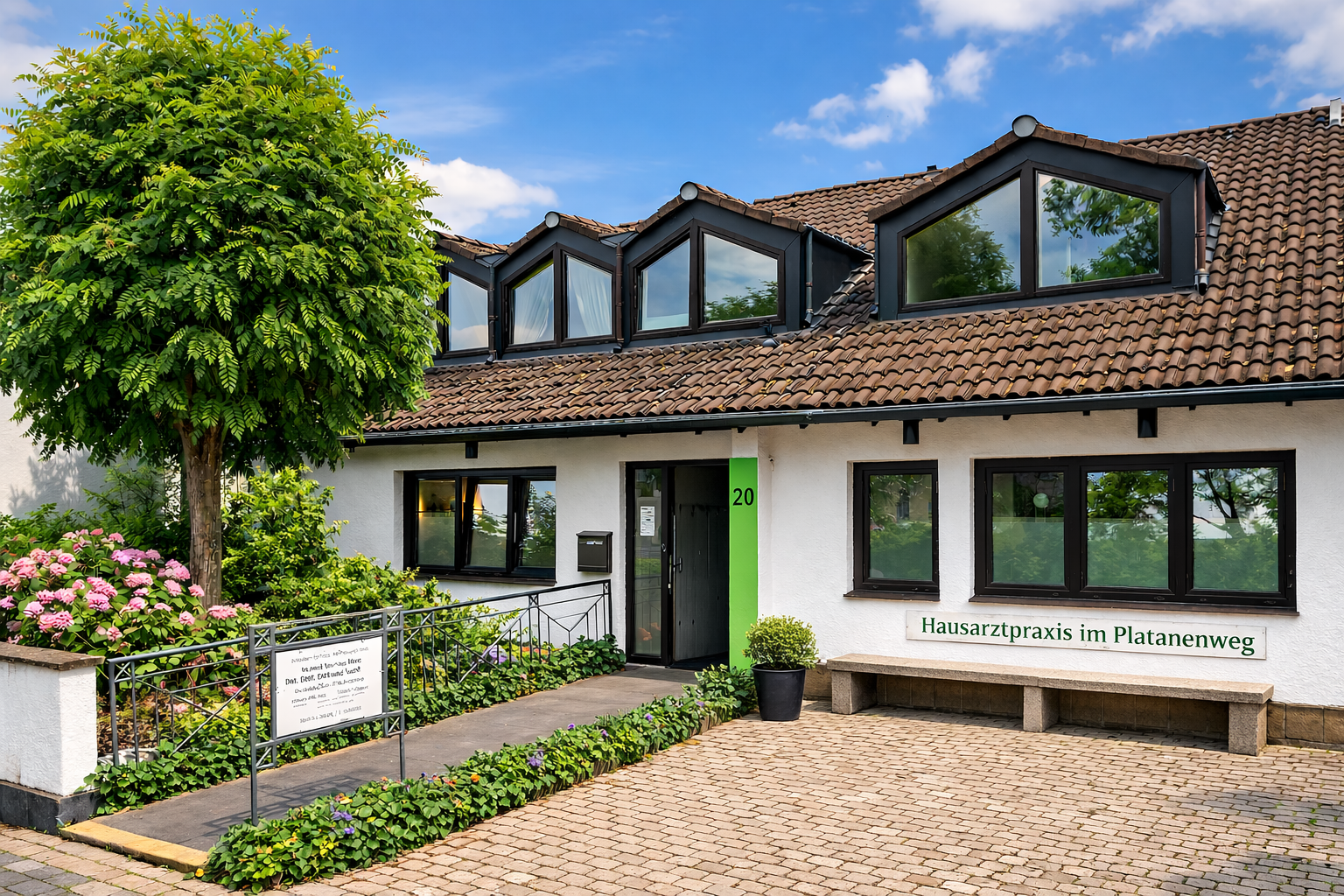 Hausarztpraxis im Platanenweg in Leverkusen